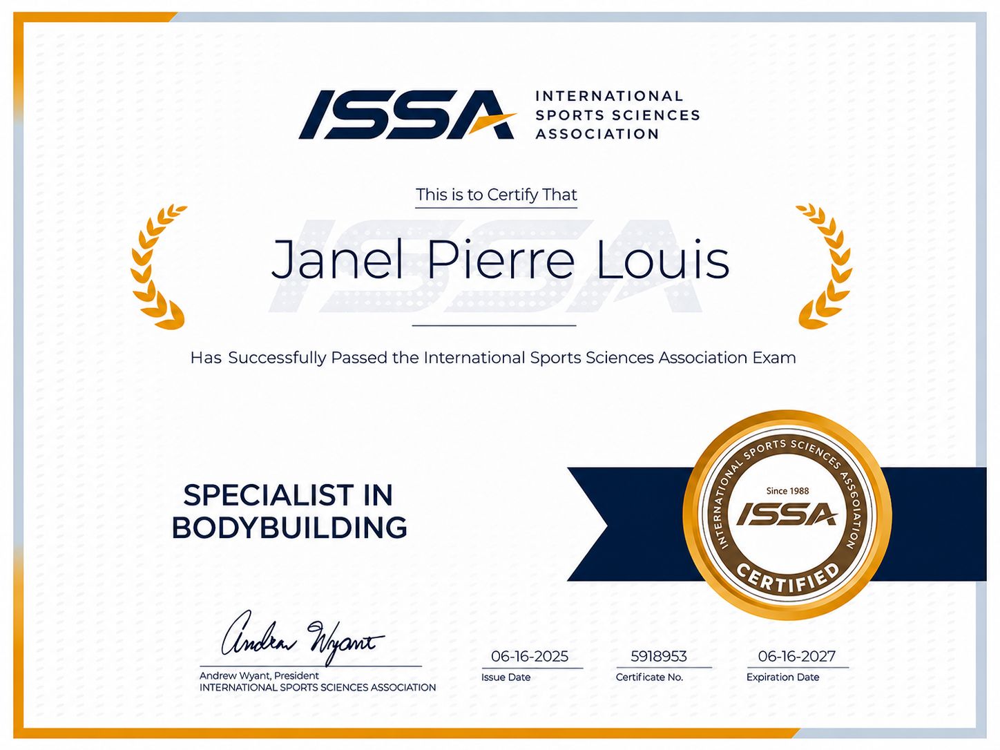Certification 2